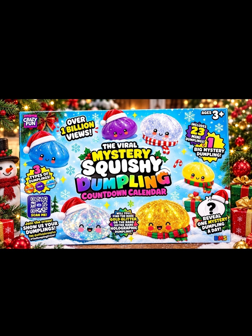 RMS Viral Mystery Squishy Dumpling Sealed Countdown Calendar $100